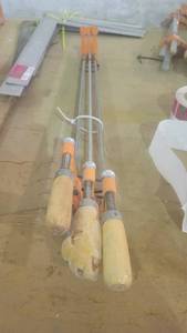 lot 15143 image: (3) Bar Clamps - Part Numbers 3703 and 3701