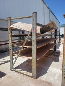 lot 6433 image: 141 x 45 x 7ft Industrial Shelf