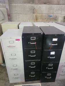 lot 15167 image: (3) Filing Cabinets