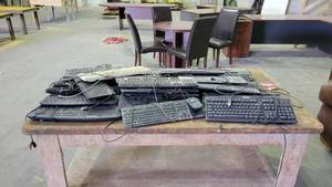 lot 15190 image: (25) Computer Keyboards - Dell, Microsoft, ASUS, Logitech