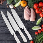Taimasi High-Carbon Stainless Steel Knife Set w/ Holder and Accessories, RAYTOWN WAREHOUSE FRESH AIR OUTDOOR AUCTION SALE LOAD OUT ((ALL KINDS OF  ITEMS TONS OF DIFFERENT STUFF))