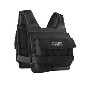 lot 984 image: Cap Barbell Hhwvcb020S Short Adjustable Weighted Vest, 20 Lb