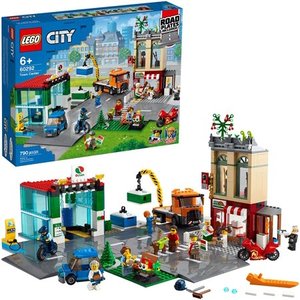 lot 993 image: LEGO City Town Center 60292 Building Kit Cool Building Toy for Kids, New 2021 (790 Pieces)