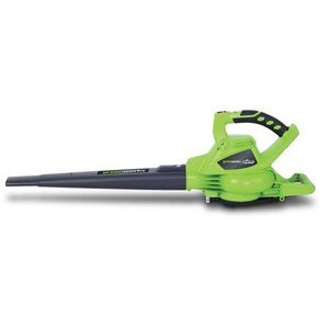 lot 1226 image: Greenworks 40V 185 MPH Variable Speed Cordless Blower Vacuum, Battery Not Included 24312