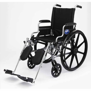 lot 966 image: Medline 18 Wide K4 Basic Wheelchair