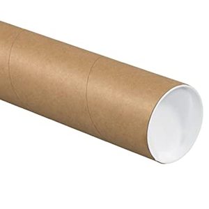 lot 1208 image: 3 x 26 Kraft Tubes With Caps