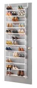 lot 1209 image: Whitmor 36-Pair Over The Door Shoe Rack