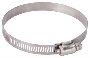 lot 1223 image: Everbilt #56 Stainless Steel Hose Clamp, 3 To 4 Inch Diameter, Roughly 50 pcs.