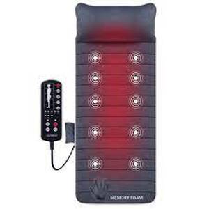 lot 1235 image: Snailax 30W Heat And Massaging Pad 24x65 Inches
