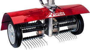 lot 1274 image: Mantis 5222 Power Tiller Dethatcher Attachment For Gardening - Retail $174.99