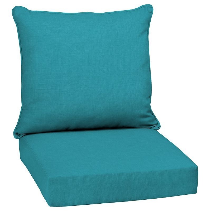 lot 4362 image: Arden Selections Outdoor Deep Seat Set Leala Texture Lake Blue