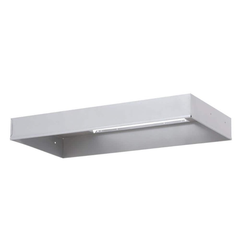 lot 4392 image: Broan 36-in Power Pack Box-Shaped Liner - small dent can be popped out