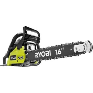 lot 4878 image: RYOBI 16 in. 37cc 2-Cycle Gas Chainsaw with Heavy-Duty Case RY3716
