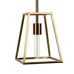 lot 34615 image: Camden&Wells - Rhom Open-Framed Pendant - Brass