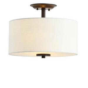 lot 34621 image: Jonathan Y Marc 15 Led Semi-Flush Mount