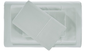 lot 34624 image: Luxury 800 Thread Count Egyptian Cotton Deep Pocket 4-Piece Sheet Set Bedding, Queen