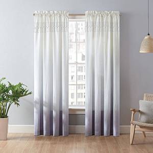 lot 34635 image: Arashi Ombre 52 x 84 Curtain Panel, Lot of 4
