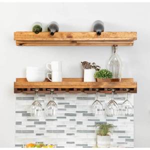 lot 34640 image: Handmade Del Hutson Designs Rustic Luxe Wine Bottle and Stemware Set- Retail$118.99