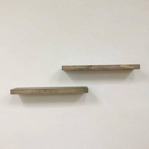 lot 34646 image: Del Hutson Designs True Floating Shelves 24, Set of 2