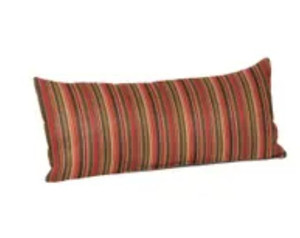 lot 35152 image: Stripe Pattern Sunbrella Lumbar Pillow(Pair of 2)