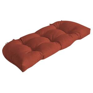 lot 35157 image: Arden Selections Sedona Woven 18 x 41.5 in. Outdoor Tufted Loveseat Cushion