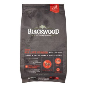 lot 10001 image: Blackwood All Life Stages Dog 3000, Everyday Diet, Lamb Meal & Brown Rice Recipe, 30lb.