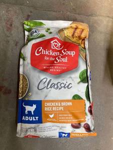 lot 10010 image: Chicken Soup Adult Cat - Chicken & Brown Rice Recipe Cat 13.5lb