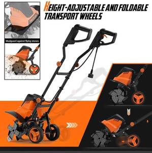 lot 32085 image: TACKlife Model TGTL02A 16 Electric Tiller