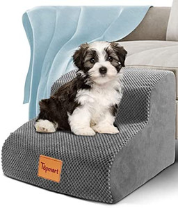lot 62101 image: Topmart High Density Foam Pet Steps 3 Tiers, 11.8 T