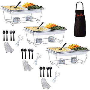 lot 62102 image: Tiger Chef 30-piece Catering Set Serving Dishes For Parties