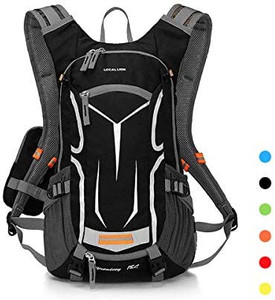 lot 62107 image: LOCALLION Cycling Backpack Biking Daypack for Outdoor Sports Running Breathable Hydration Pack Men Women 18L