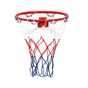 lot 62157 image: 32cm Hanging Basketball Wall Mounted Goal Hoop Rim Net (Stock photo not exact)