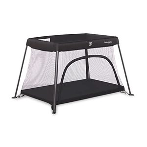 lot 62178 image: Dream On Me Travel Light Playard with Mesh Zipper Door in Black