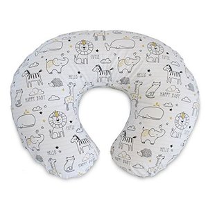 lot 62184 image: Boppy Original Nursing Pillow and Positioner, Notebook Black and Gold, Cotton Blend Fabric with allover fashion