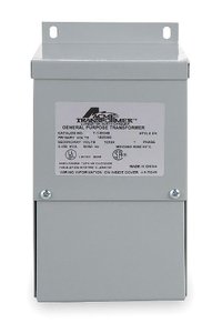 lot 63100 image: Acme Electric T181050 Buck-Boost Transformer, Single Phase, 120 x 240 Primary Volts - 1224 Secondary Volts, 250 VA  (USED--SOLD AS IS)