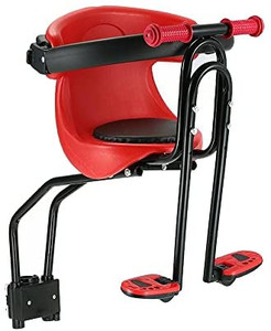 lot 64027 image: Dash DFAF600GBSS01 JSJFKERJHG Baby Bike Seat, Front Support, Baby Carrier, Bicycle Carrier, with Cushion and Armrests, Backrest Cushion