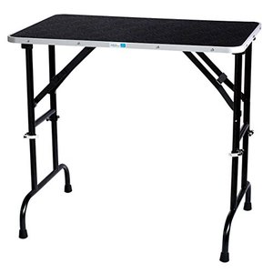 lot 65075 image: Master Equipment Adjustable Height Grooming Table for Pets, 30 by 18-Inch