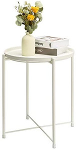 lot 65079 image: Danpinera Side Table Round, Alcony Office Milky