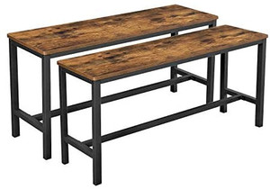 lot 65081 image: New X0028X9788 VASAGLE Table Bench UKTB33X