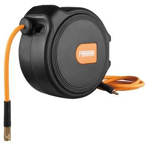 lot 65300 image: Freeman P3865CHR 38 x 65 Hybrid Air Hose wSwivel Retractable Reel