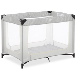 lot 65565 image: Dream On Me Zoom Portable Playard In Light Grey - 29 Tall Easy and Quick Setup