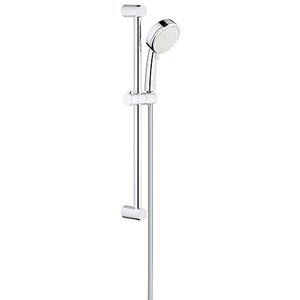 lot 65567 image: Grohe 26076002 New Tempesta Cosmopolitan 100 2 Spray Shower Rail Set, Starlight Chrome