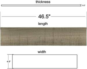 lot 65576 image: Art3d Reclaimed Wood Panel Distressed Wood Grain in Gray, Self-Adhesive (16 Sq Ft)