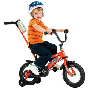 lot 65612 image: 12 Schwinn Orange Grit Boys Bike with Removable Push Handle
