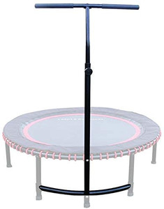 lot 65820 image: Leaps & ReBounds Rebounder - Fitness Trampoline - Full-Size Protective Mat - Minimal Joint Impact - High-Calorie Burn - Improve Cardio, Balance, and Physical Strength