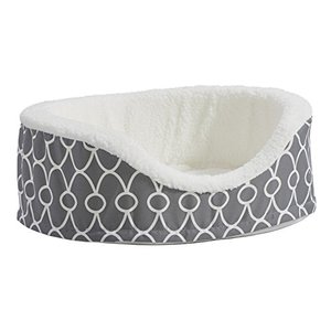 lot 67559 image: Orthoperdic Egg-Crate Nesting Pet Bed w Teflon Fabric Protector, Small Gray