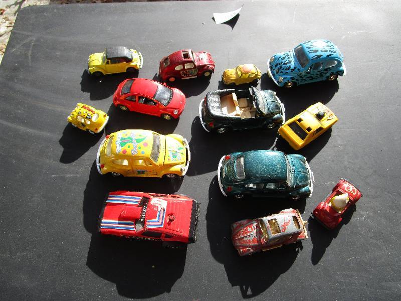 lot 200 image: Lot of Collectible Cars TON of VW Bugs, more