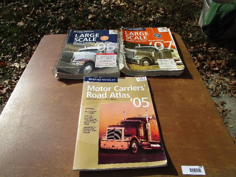 lot 178 image: Lot of Truckers Road Maps, Motor Carrier, Large Scale