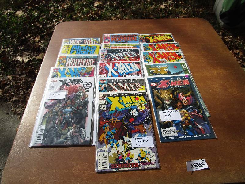 lot 26 image: Lot of 15 X-Men and Wolverine Comic Books