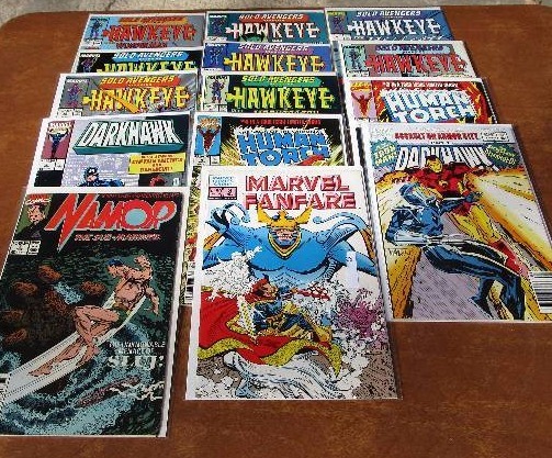 lot 101 image: Lot of Marvel Comic Books